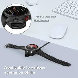IOS 마이크로 USB 타입C 충전 어댑터 케이블 용 호환시계 플러그 Garmin Watch Fenix 8 7 S 6 5 7X 6X Fo