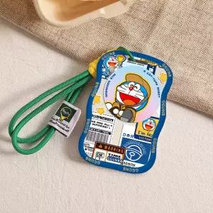 탐정 도라에몽 카드 케이스 슬라이드 카드홀더 교통카드 케이스