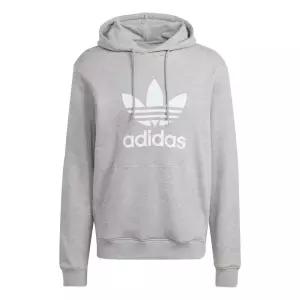 아디다스 아디컬러 클래식 트레포일 후드 티셔츠 그레이 IM4490