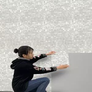 현관타일 바닥셀프시공 리모델링 무늬 자개