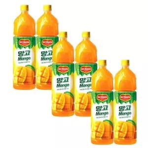 망고 델몬트 1.5L 6입 주스 매실 오렌지 레몬 과채