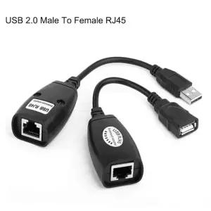 랜커플러 랜선 커플러 분배기 Rj45 연장 케이블 USB 20 수-암 Cat6 Cat5 Cat5e 6 LAN 이더넷 네트워크 리피