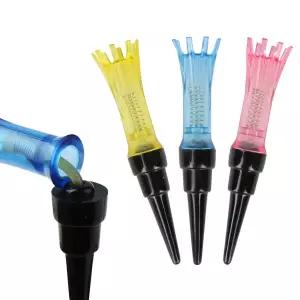 [하프클럽/]크라운 트리플 스프링 골프티꽂이 (3개입)