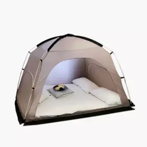 집안 텐트 침대 난방텐트 바닥있는 보온 실내용 집안텐트 거실