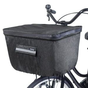 자전거 와이드 특대 2단식 방수 전바구니 커버 AX 715 대형 BIG 사이즈 앞 바구니 레인커버 AETONYX 아에토닉스 720 / 블랙 블랙 대응