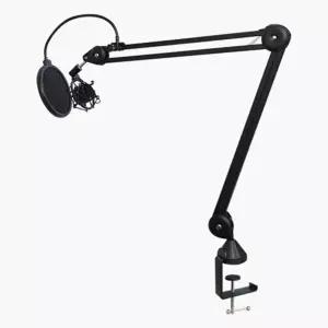 탁상용 마이크 스탠드 블랙 풀세트 방송용 마이크암