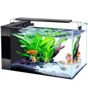 자동 청소 어항 거실 수조 수족관 플라스틱 아크릴 키우기 해수어 블랙 신발 캐비닛 화면 생태 잔디 탱크