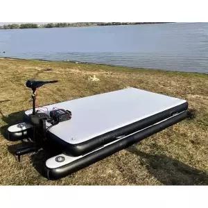 에어 낚시 부유대 루어 보트 민물낚시 좌대 프로펠러