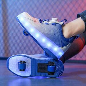 롤러슈즈 탈부착롤러 신발 3962더블휠 블루 빌리노 롤러신발 운동화