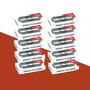 도루코 Classic 안전면도날 100개입 양날면도기용 대용량