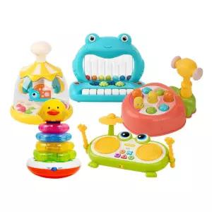 영아용 감각발달 놀잇감 뉴 베이비토이 5종 러닝홈 신생아선물 신생아