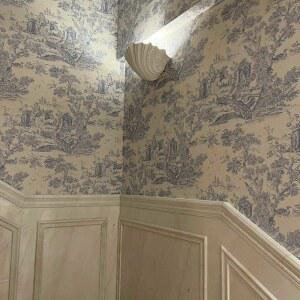 프랑스 엔틱 그리드 수입벽지 디자인 앤틱 포인트벽지 나무텍스쳐 프로방스 꽃잎 벽지 나무결