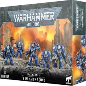 게임 워크샵 - 워해머 40 000 스페이스 마린 터미네이터 스쿼드 (2023 에디션) 블루