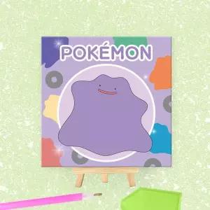 [크래프트빌]포켓몬스터 메타몽 보석십자수 캔버스 20x20cm