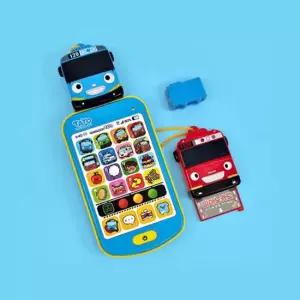 꼬마버스 타요 뮤직 스마트폰 아기 핸드폰 전화기 악기 연주 장난감 색상랜덤)