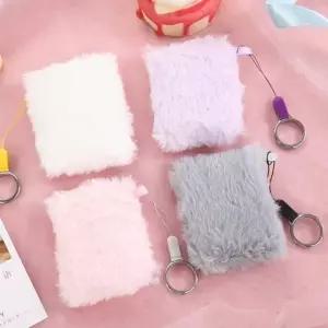 키링 핫팩파우치 손난로 화이트 주머니 커버