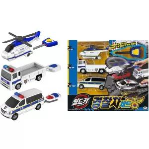 [미미월드]ETV 월드카 파워키 경찰차세트 미니카세트[35734650]