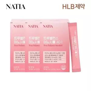 [에이치엘비제약]HLB제약 나티아 엽산 비타민 콜린 미오 나티아 트루밸런스 이노시톨 40:1 30포 x3박스(총