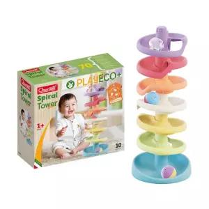 나선회전타워 딸랑이공 놀이교육 유아장난감 아기모빌