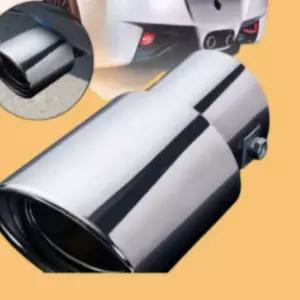 스텐 머풀러팁 탈부착 쉬운 설치 크롬도금 차액세사리 셀프튜닝 듀얼배기 마후라 배기튜닝용품