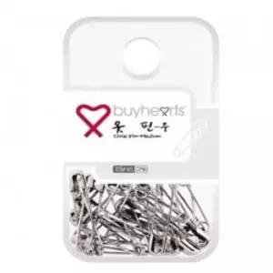 [문구] 옷핀 실버 블라우스핀 바지 핀 중형 의류 고정핀