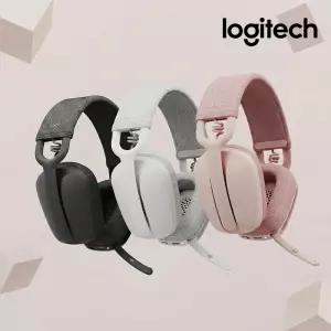 (국내정품) 로지텍 ZONE VIBE 100 무선 블루투스 헤드셋 초경량 노이즈캔슬링마이크 재택근무 화상회의