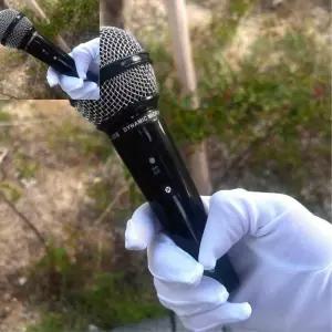 나타 촬영소품 무선모형마이크 무대소품 행사장면 연출용 마이크 가짜 무선마이크