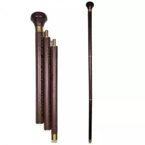 최고급 3단 분리형 신사 지팡이 지팡이스틱 어르신지팡이