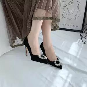 진주장식 세련된 실루엣 여성용 스틸레토 하이힐 5FWY (WFK3BQX)