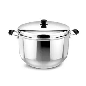 키친아트 지벤 삼중바닥 스텐 곰솥 34cm 찜냄비 찜솥 찜기