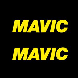 마빅(2개1세트) 스티커-데칼 로고 엠블럼 자전거 휠 MTB 사이클 로드 Mavic