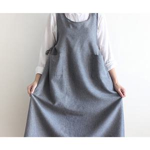 건빵앞치마  빅사이즈 원피스형 어린이집 주방 앞치마