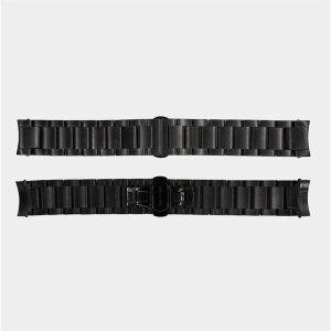 [쉔부르노]갤럭시워치 전용 메탈 날개형 무광 블랙 스트랩 22mm