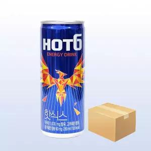 핫식스 250ml x 30캔(1박스) 에너지드링크 음료