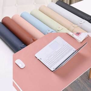 태즈컴퍼니 가죽 마우스 장패드 핑크120x60 방수패드