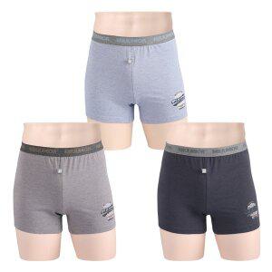 [기타]MR 주니어 트렁크 팬티 레이온 남학생 사각팬티 3종