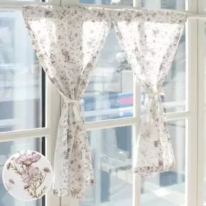 [텐바이텐][모모제작소]코스모스 필때 북유럽 코튼 가리개커튼 48x76(2장)