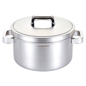 쉐프윈 316 스텐 커퍼코어 통5중 양수냄비, 24cm, 1개