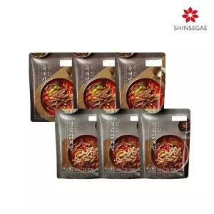 [NS홈쇼핑][피코크] 진한 육개장 3팩 + 얼큰 닭개장 3팩 (총 3kg)[32304547]