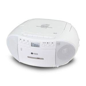 롯데 MP3 CD 카세트 플레이어 포터블 라디오 핑키-880/화이트 테이프 재생 녹음 어학용 pingky-880