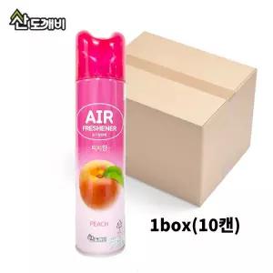 제이오마켓 AF 공기청향제 스프레이 1박스 10캔 방향스프레이 피치향/실내 화장실 욕실 방향제 토일렛 퍼퓸
