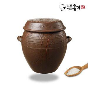 [기타]명장황충길옹기 소금항아리 10kg(긴독1호)