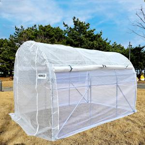 조립식 비닐하우스 FPH-222PRO 측면롤업 소형 미니 다육이 온실 자재 농사 텃밭 농장 농막 천막 페리코