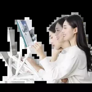 반디스탠드 프리미엄 독서대 - 압도적 높이와 견고함으로 목 허리 건강 지킴이 - 90도 시선 유지, 세밀한 높이 각도 조절, 흔들림 없는 안정감, 휴대와 보관 편리한 독서 솔루션