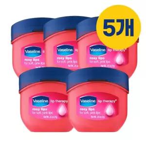 5개) 바세린 립 테라피 미니자 로지 7g 립밤