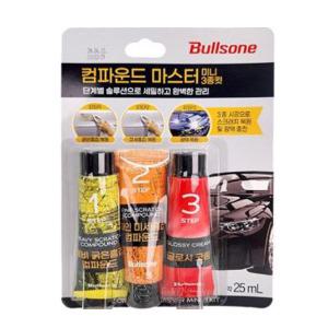 불스원샷 컴파운드 마스터 미니3종 kit (굵은흠집 미세흠집 광택)