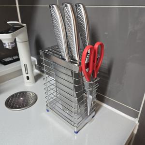 스텐칼꽂이 칼블럭 칼꽂이 보관함 칼집 칼수납 주방 통풍