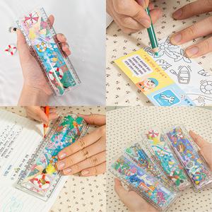 투명 입체 자 만들기 DIY 키트 유아 초등 돌봄 방과후 수업 색칠 놀이 재료 교육 교구