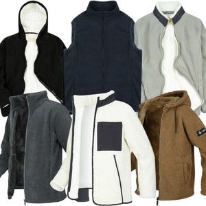 남녀공용 겨울 빅사이즈 후리스 집업 간절기 플리스 자켓 양털 뽀글이