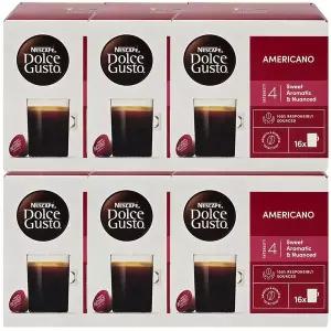 네스카페 돌체구스토 캡슐 커피 아메리카노 16입 6박스 gx